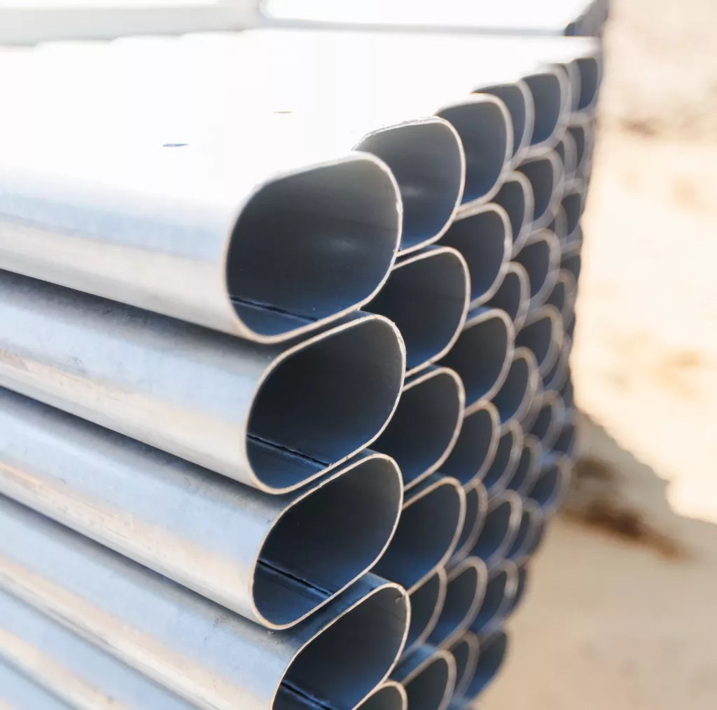 Exclusive oval tube greenhouse structure designed for commercial use